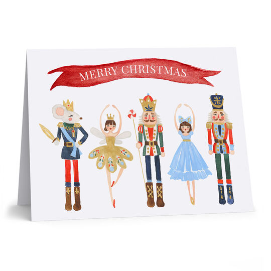 Nutcracker Ensemble Folded Holiday Cards